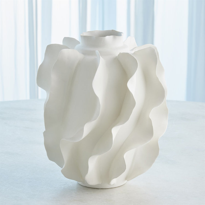 Folios Vase-Matte White
