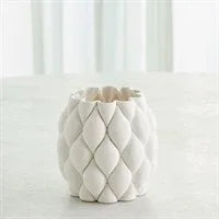 Pillowed Printed Vase Small Decorative Vases