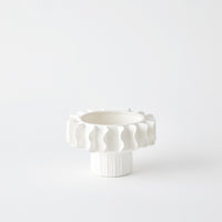 Matte White Vallon Bowl