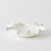 Folios Low Bowl-Matte White Decorative Bowls