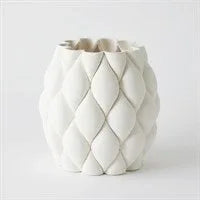 Pillowed Printed Vase Large Decorative Vases