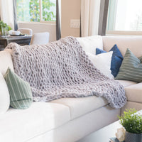 Chunky Knit Throw