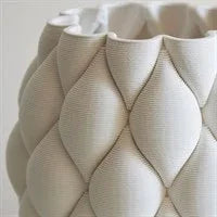 Pillowed Printed Vase Decorative Vases