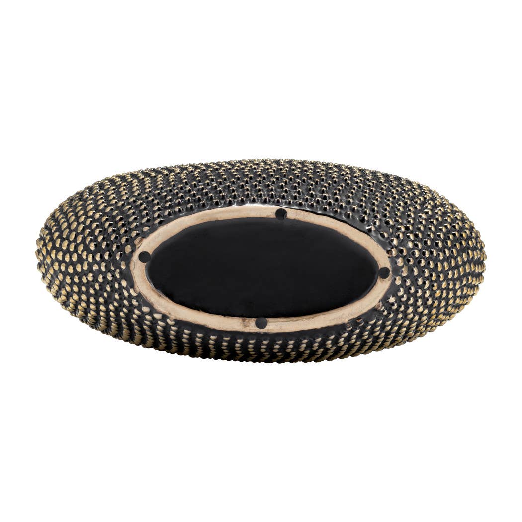 Beaded Ceramic Sculptural Vase