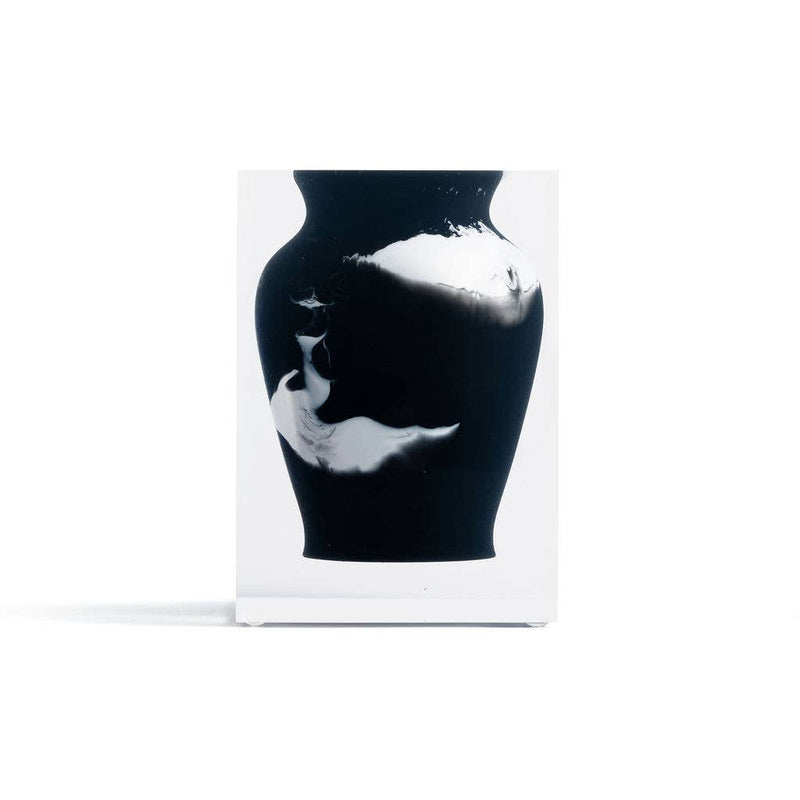 Henry Bud Vase Black Marble