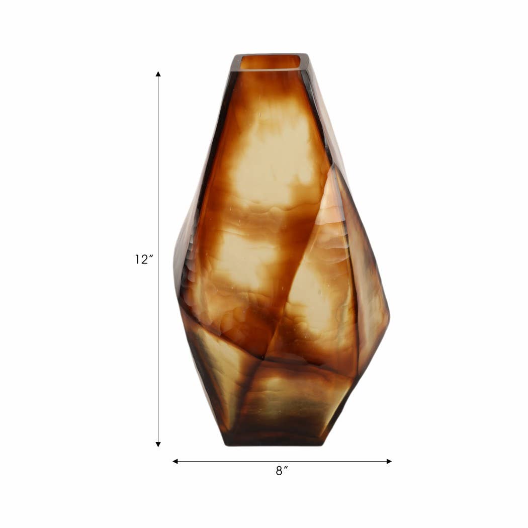 Foundation Glass Geometric Vase