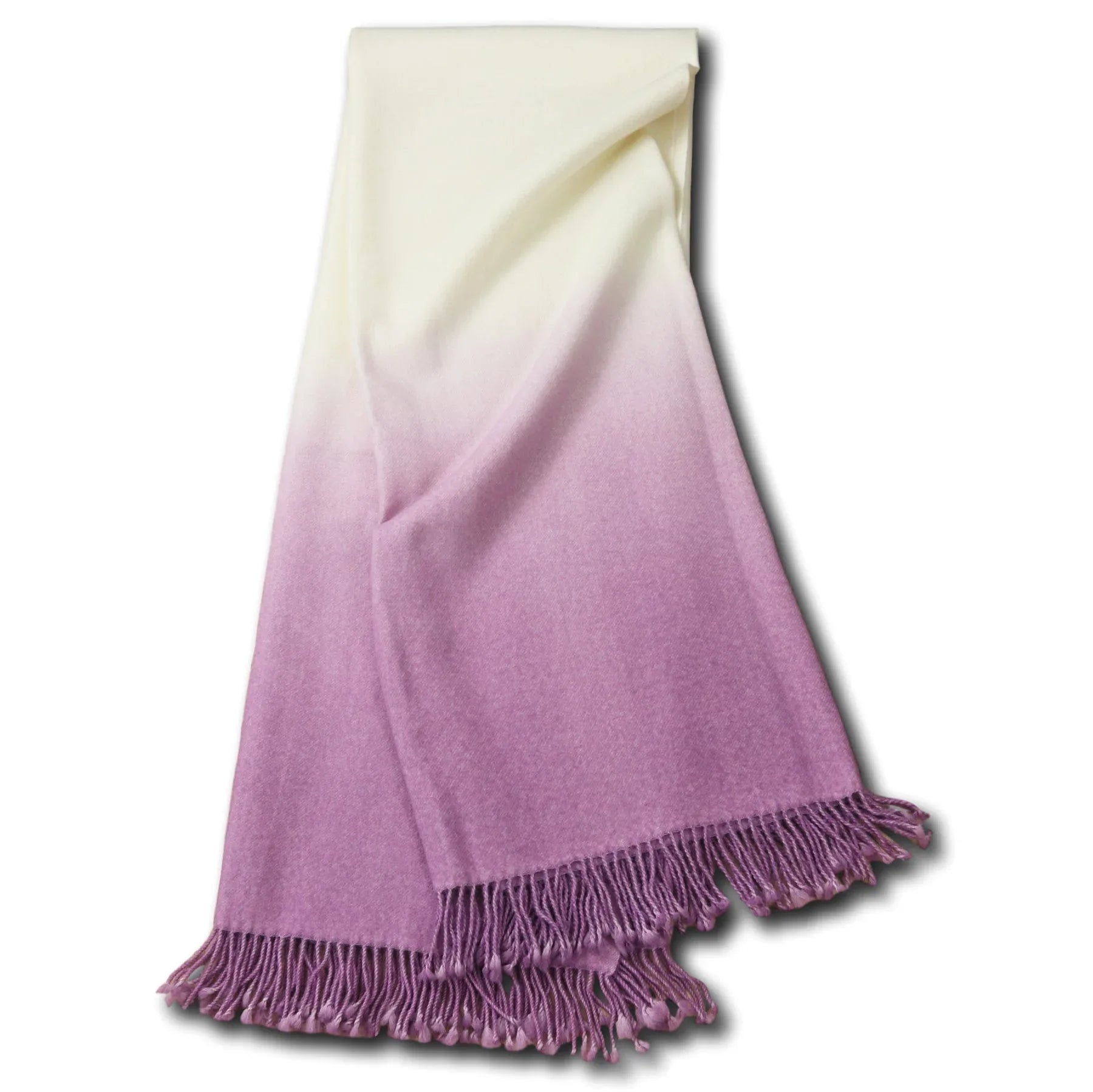 Dip-Dyed Throw Lilac Throws