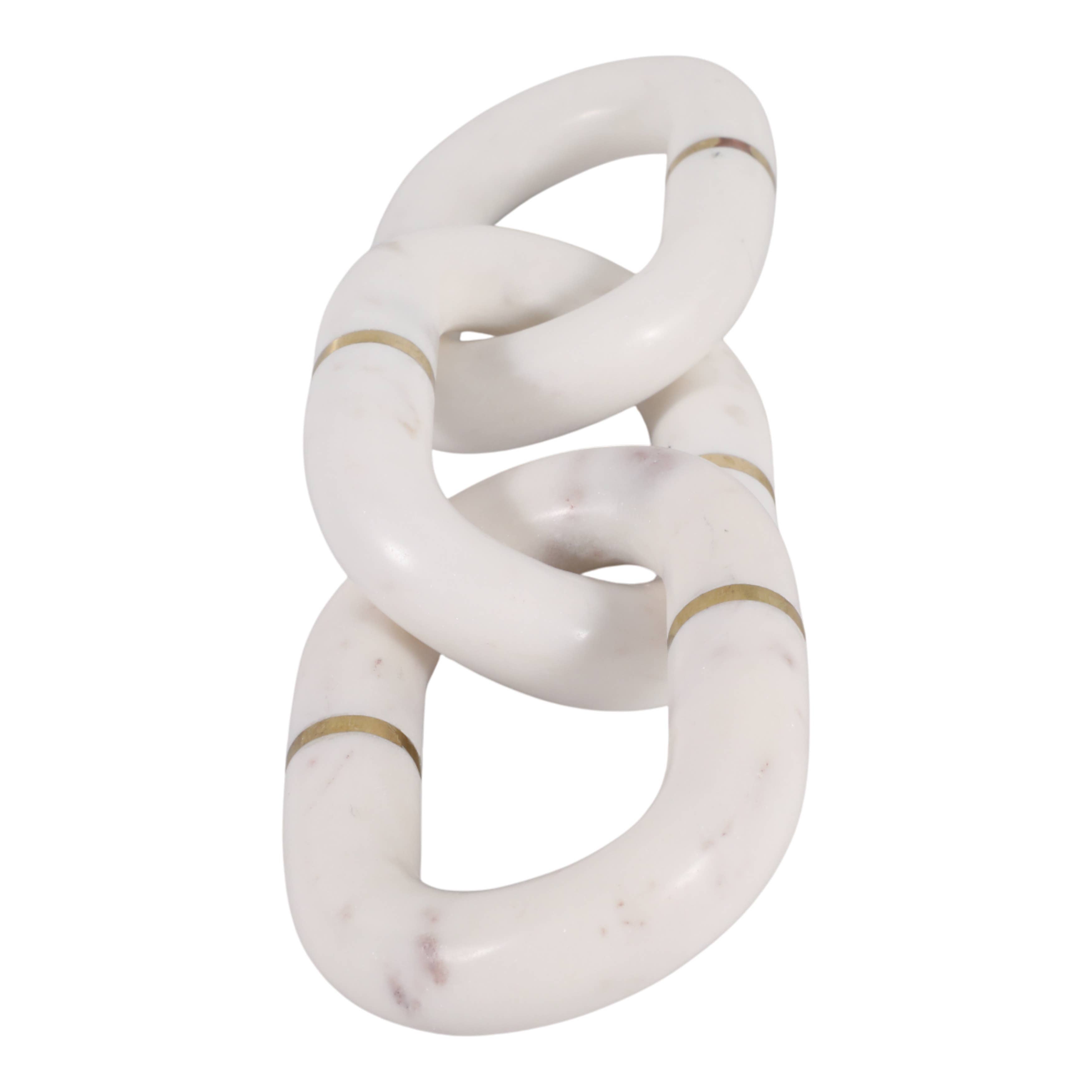 Stone Marble Chain Sculpture