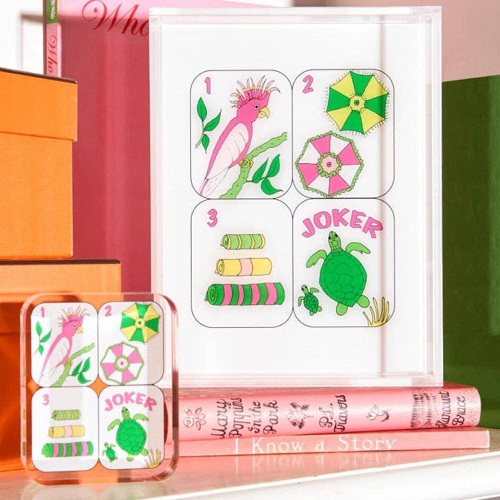 TRAY - PALM BEACH MAHJONG TILES
