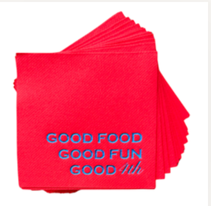 Cloth-Like Summer Napkin Packs Cocktail Napkins
