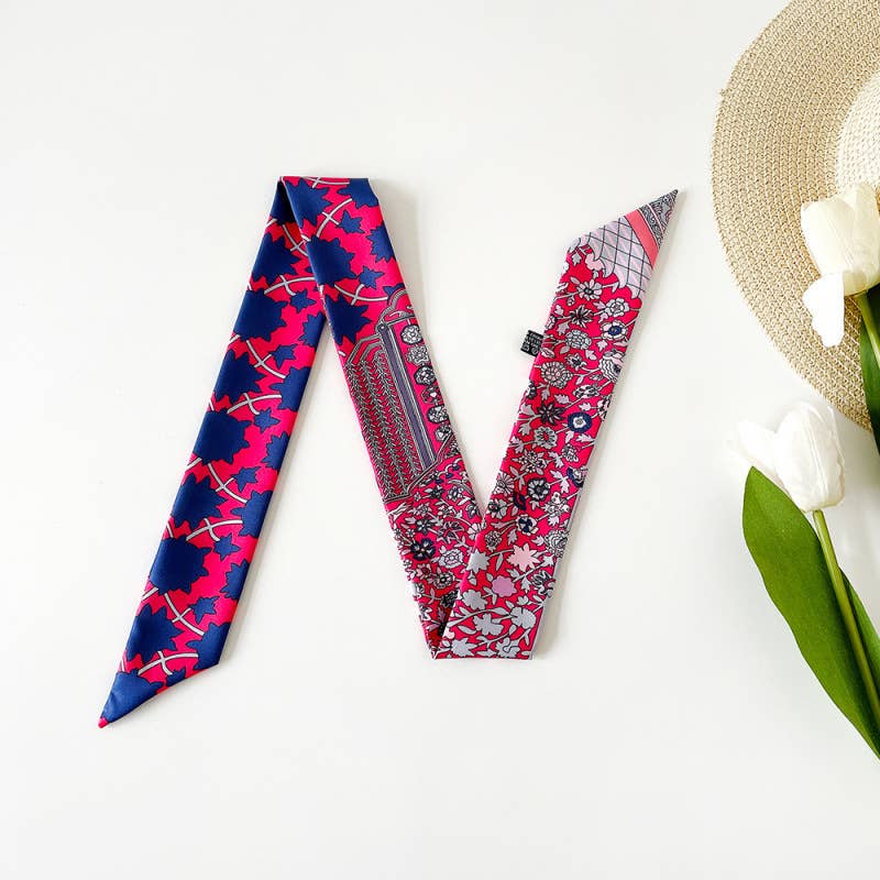 Versatile Printed Scarf Headband Fashion Accessory