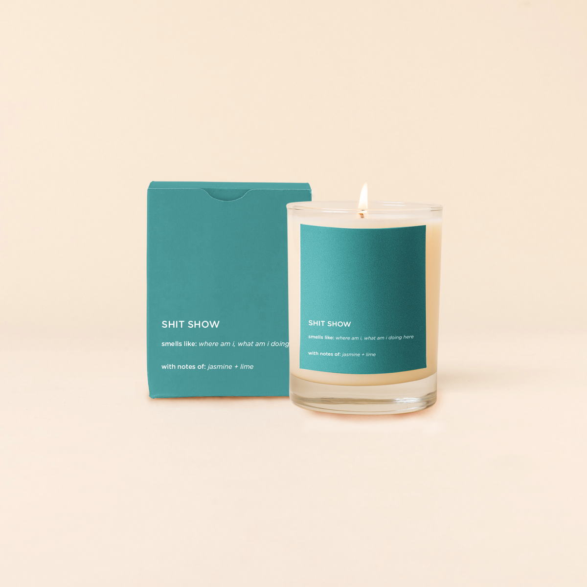 Candle Rocks Glass - Life