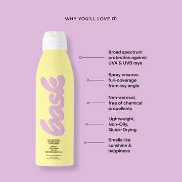 Bask Spf Non-Aerosol Spray Sunscreen