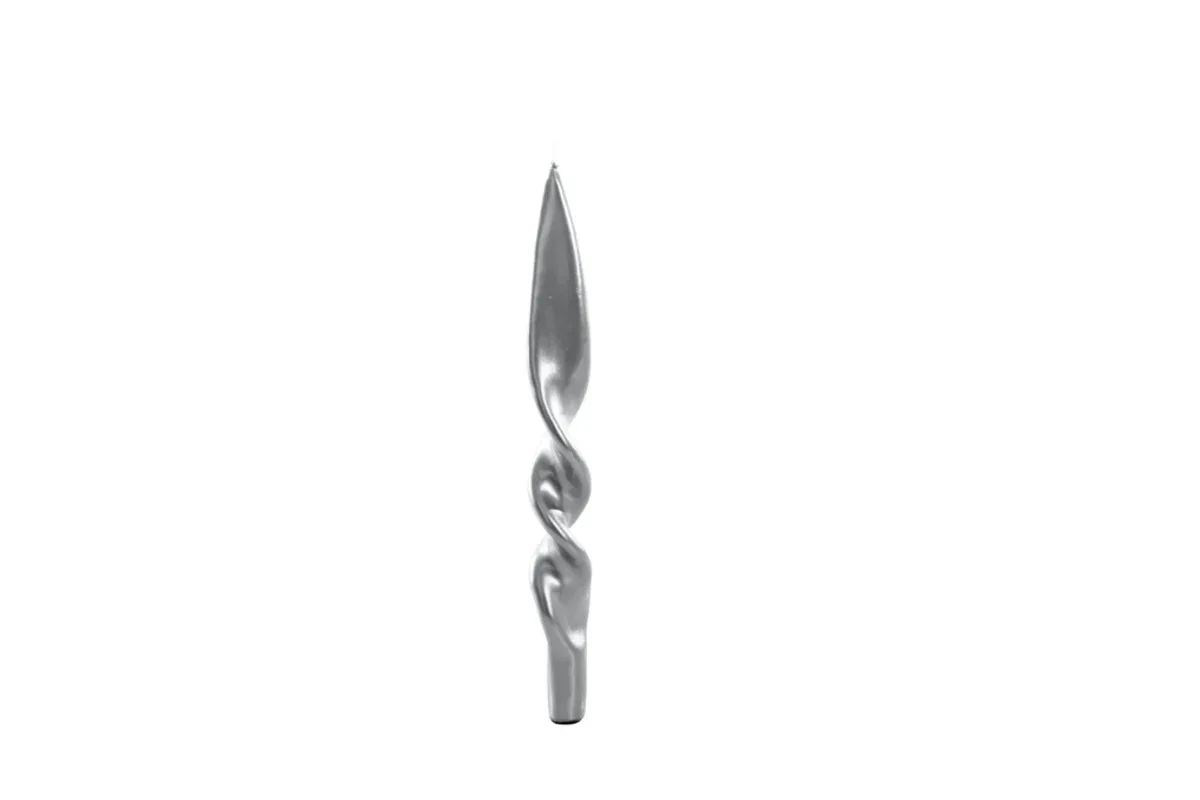 Denise Twist Candle S/2 Sheffield Silver Candles