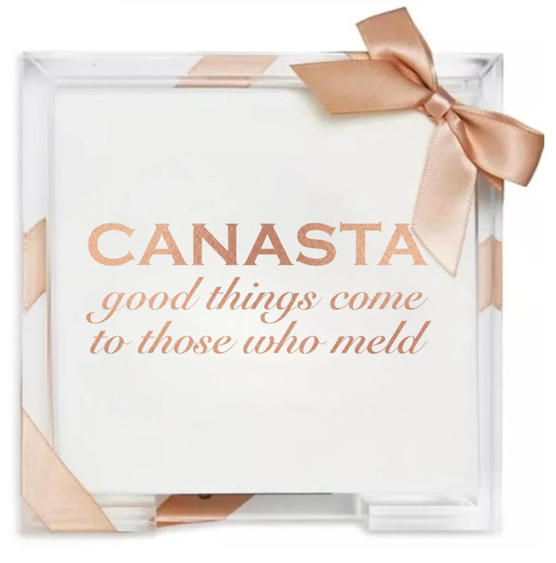 Canasta Hostess Set Cocktail Napkin Holder