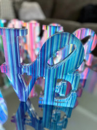 Acrylic Love Sculpture Art