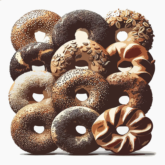 A Dozen Bagels Acrylic Tray