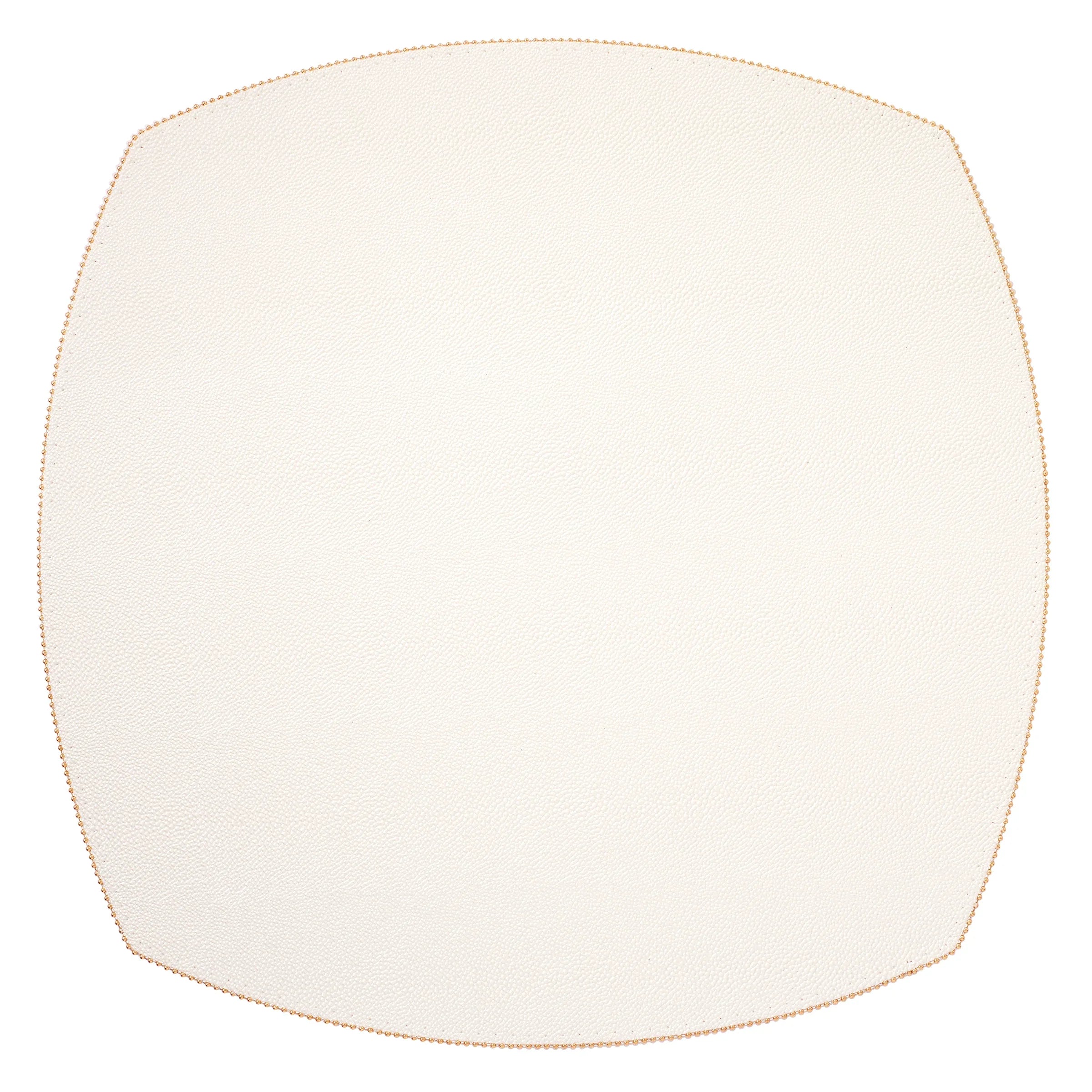 Allure Elliptical Placemats s/4 Stingray Oyster Gold Placemats, Napkins, & Napkin Rings