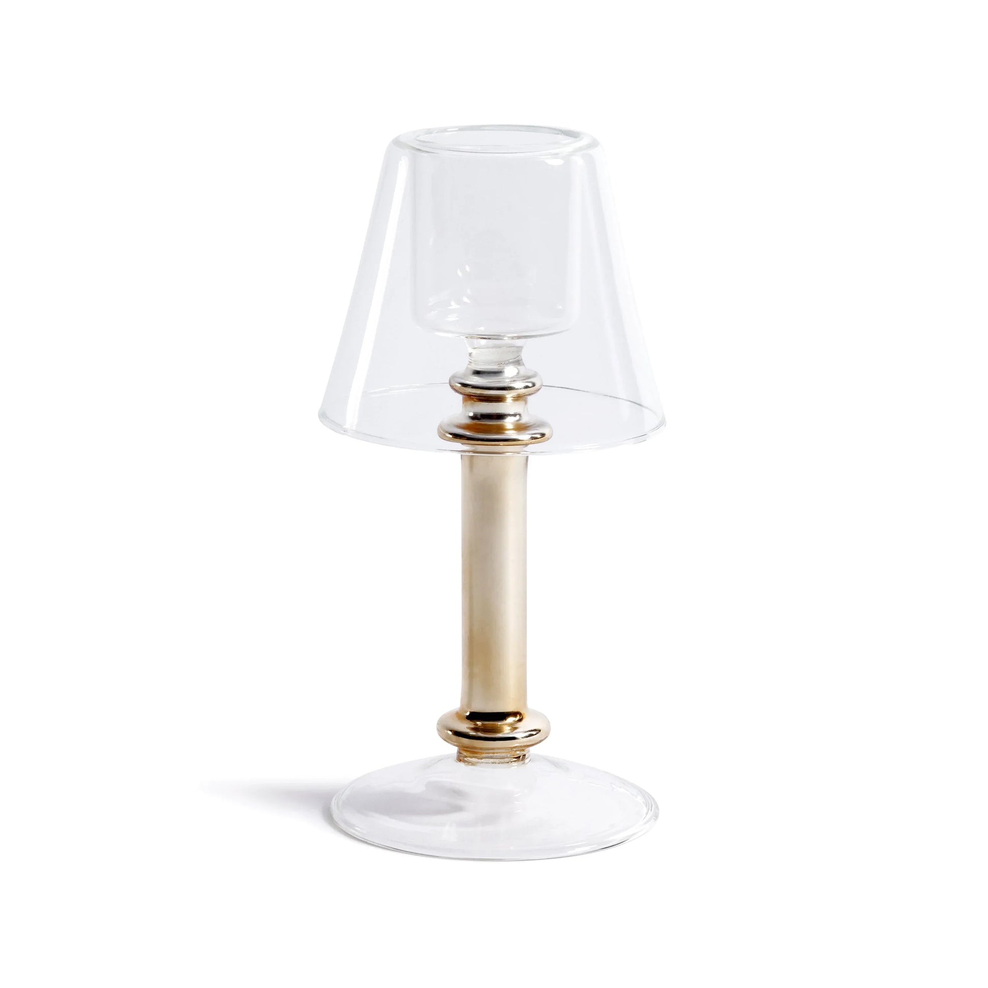 Ariel Tealight Lamp Gold Votives, Hurricanes & Candleholders