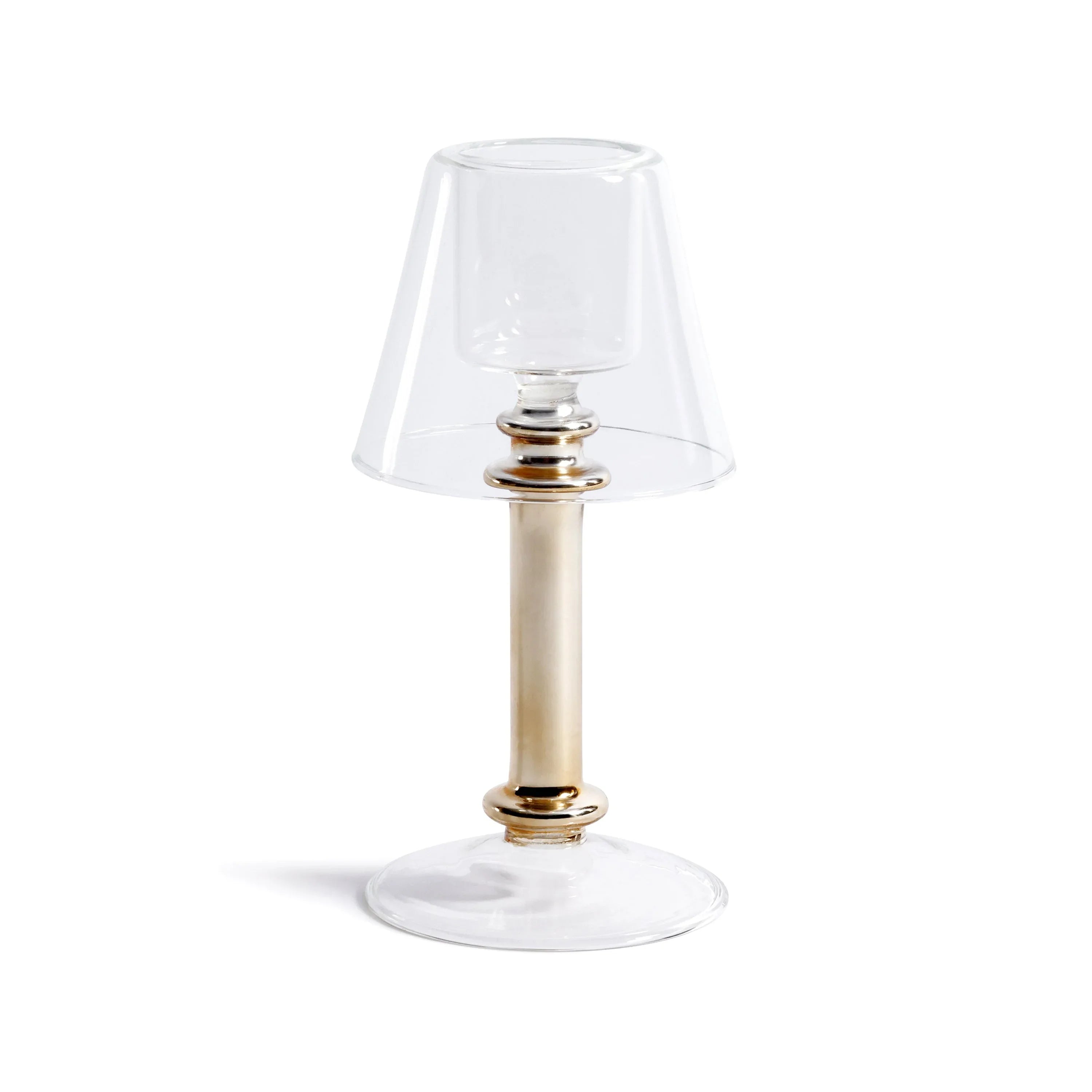 Ariel Tealight Lamp Gold Votives, Hurricanes & Candleholders