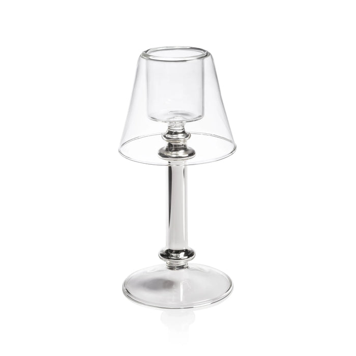 Ariel Tealight Lamp Silver Votives, Hurricanes & Candleholders