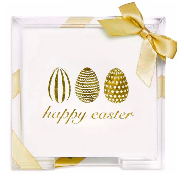 Easter Acrylic Cocktail Napkin Hostess Set