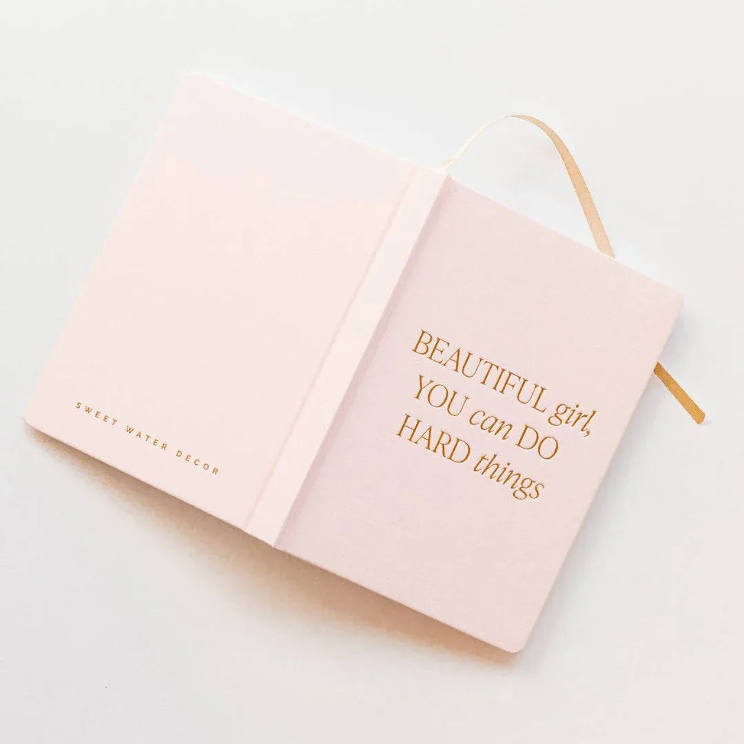 Beautiful Girl, You Can Do Hard Things Journal Journals