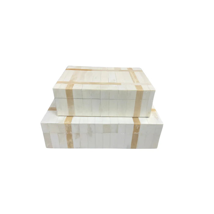 Beige Shape Box Decorative Boxes