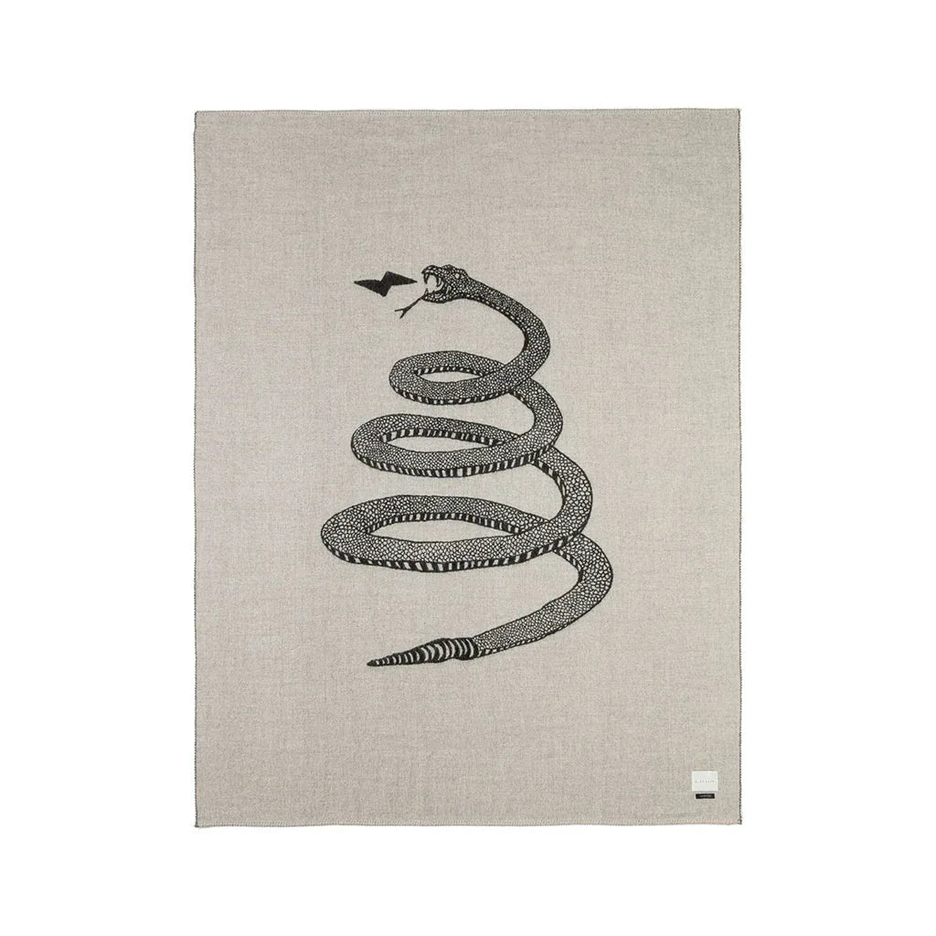 Peyote Rattlesnake Reversible Throw Beige Throw