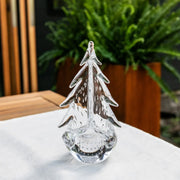 Bubble Glass Evergreen Tree Holiday Decor
