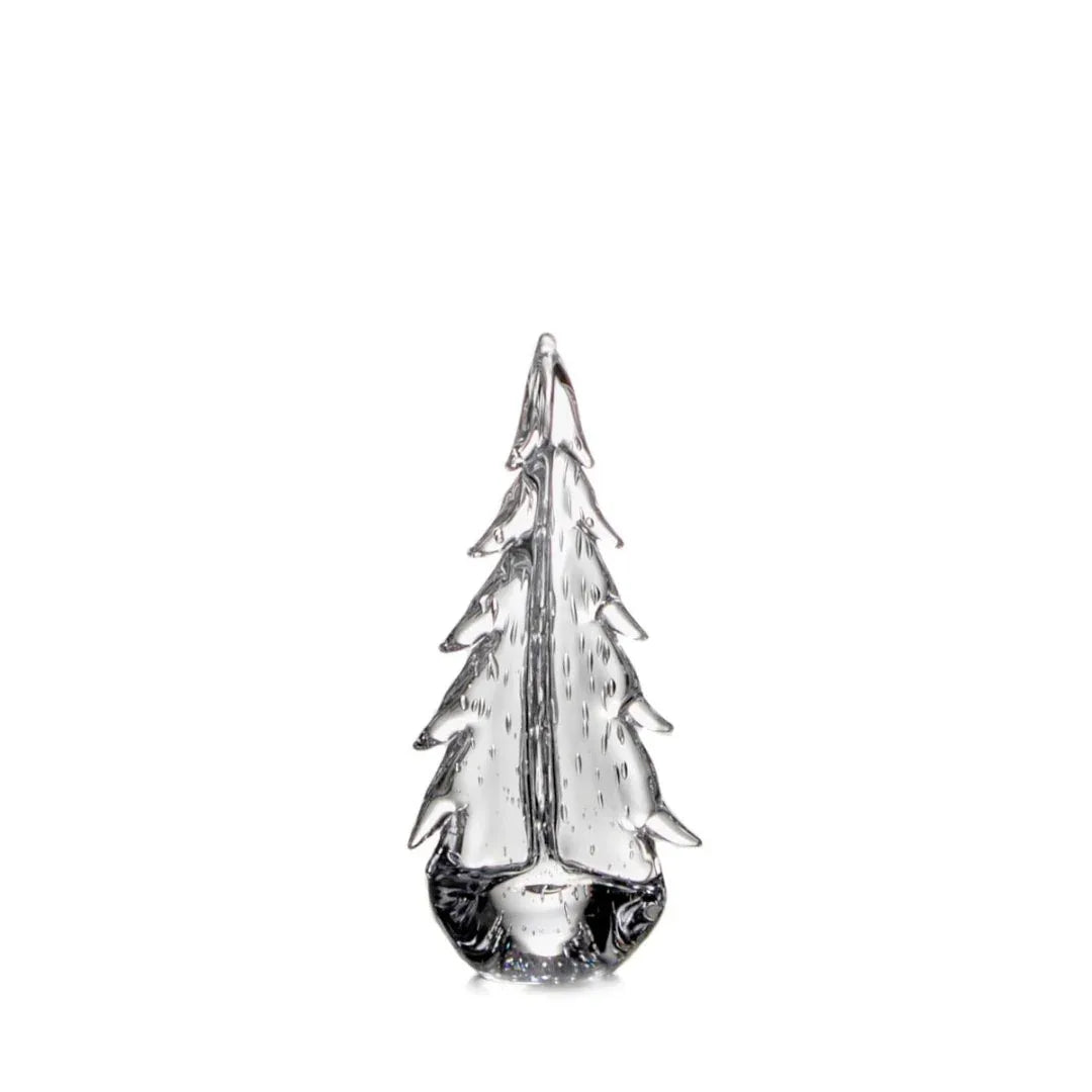 Bubble Glass Evergreen Tree Holiday Decor