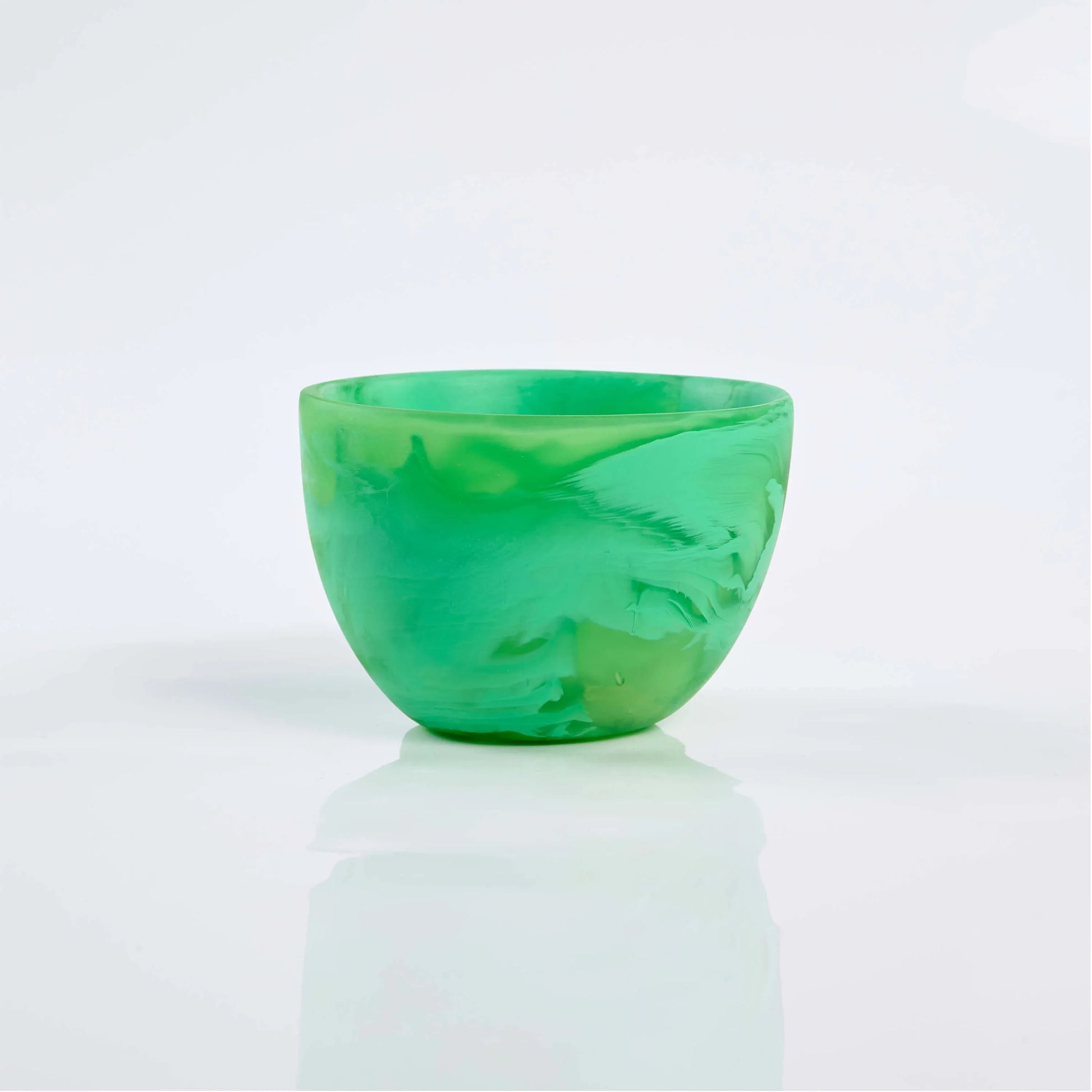 Resin Snack Bowl Peridot Swirl Snack Bowls