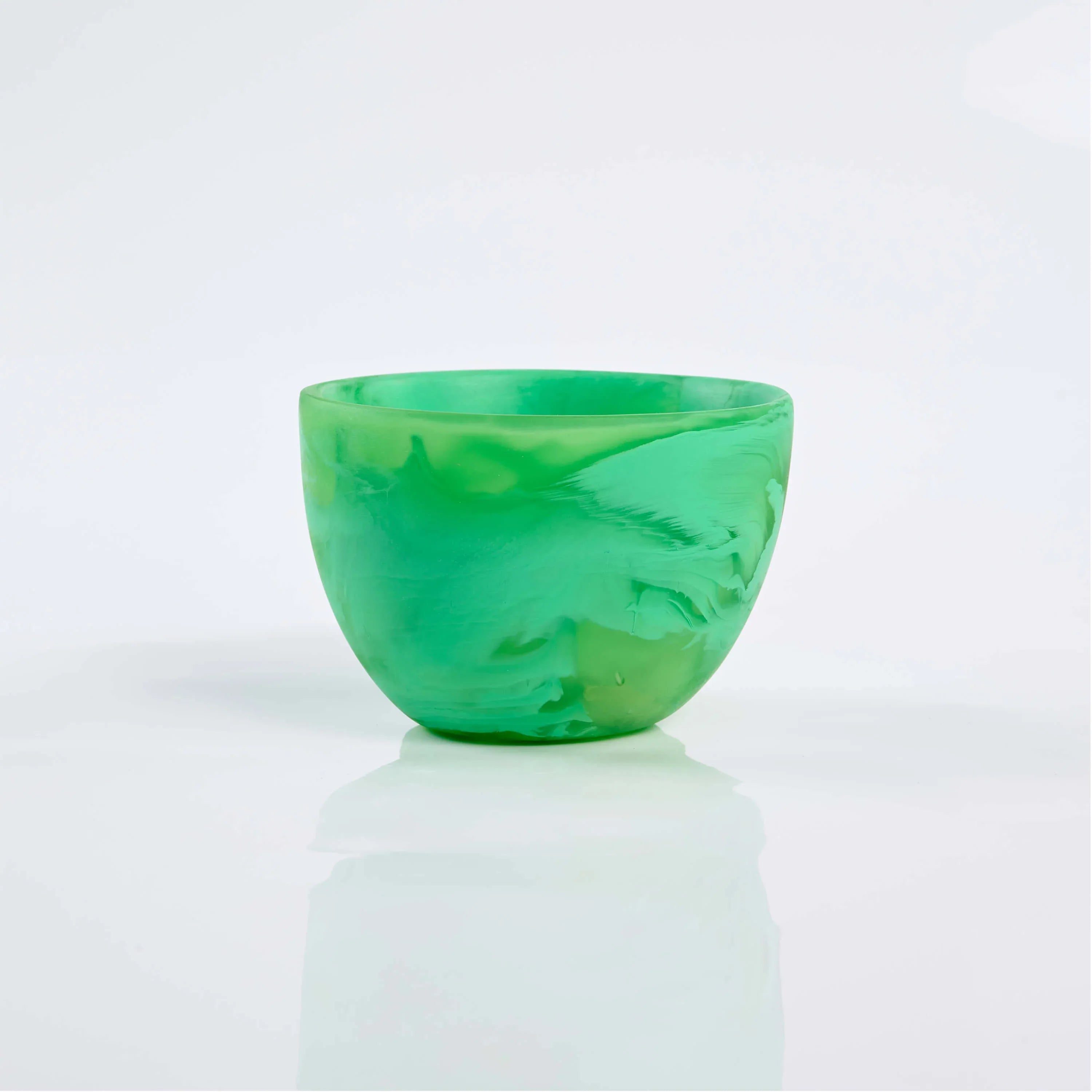 Resin Snack Bowl Peridot Swirl Snack Bowls