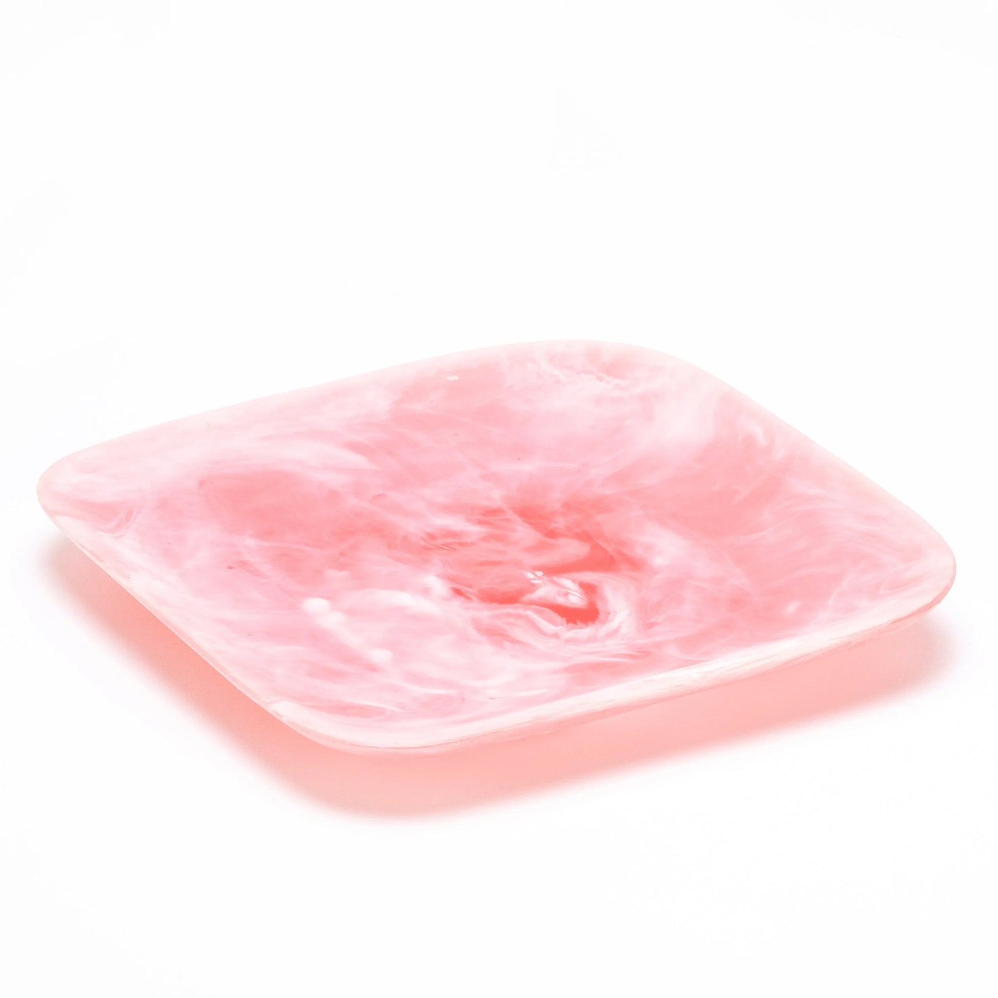 Medium Pop Tray Pink Swirl Serving Platters