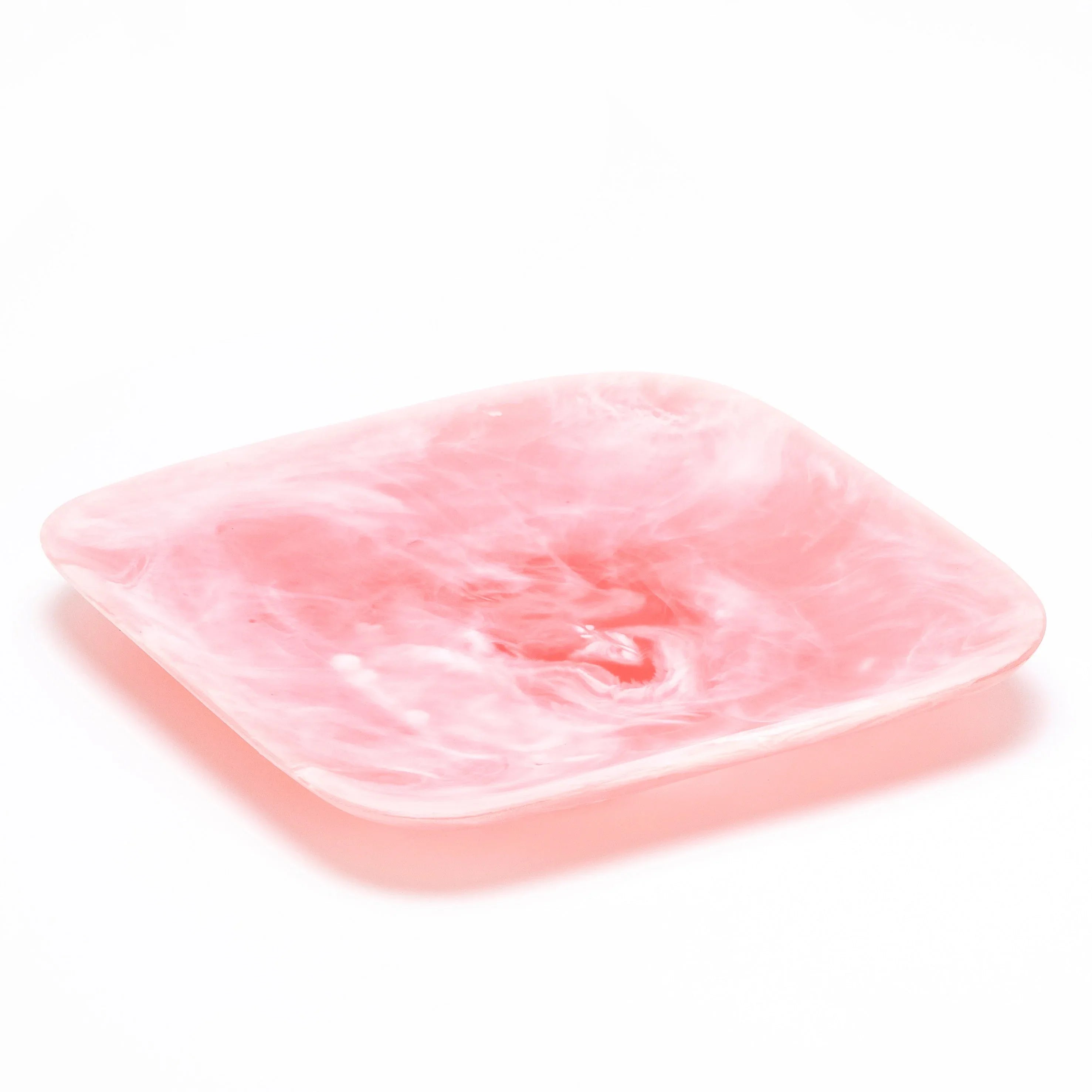 Medium Pop Tray Pink Swirl Serving Platters