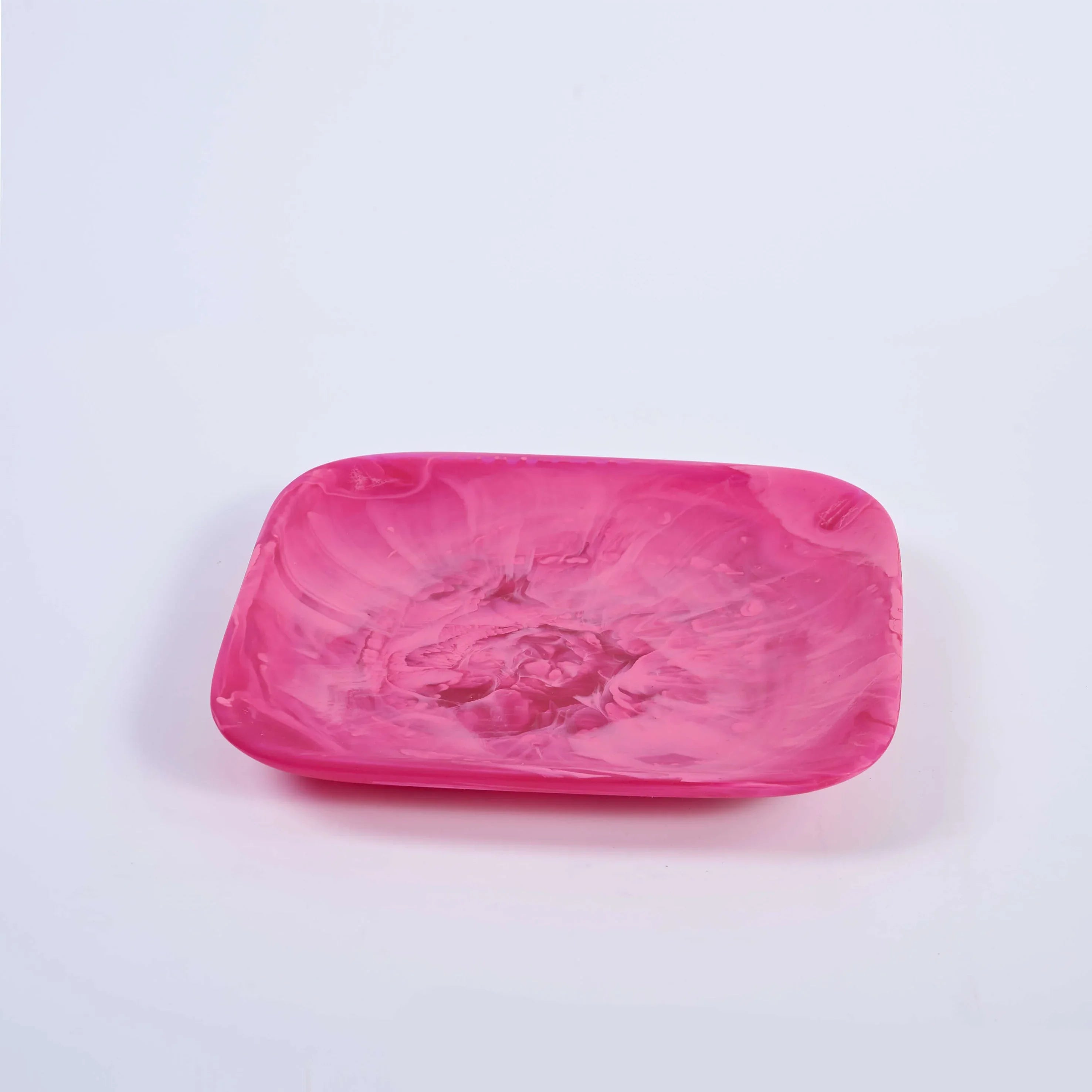 Medium Pop Tray Magenta Swirl Serving Platters