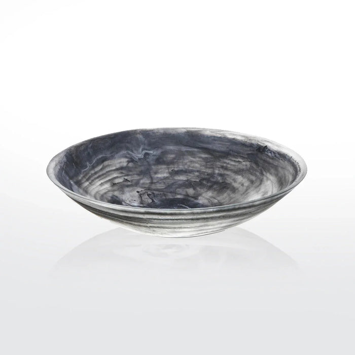 Everyday Bowl Medium Black Swirl Serving Bowl