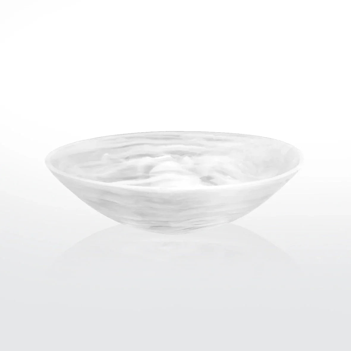 Everyday Bowl Medium White Swirl Serving Bowl