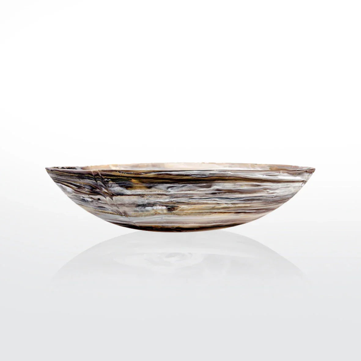 Everyday Bowl Mocha Swirl Serving Bowl