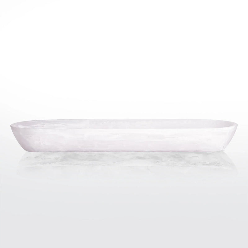 X-Large Pop Bowl White Swirl Decorative Bowls
