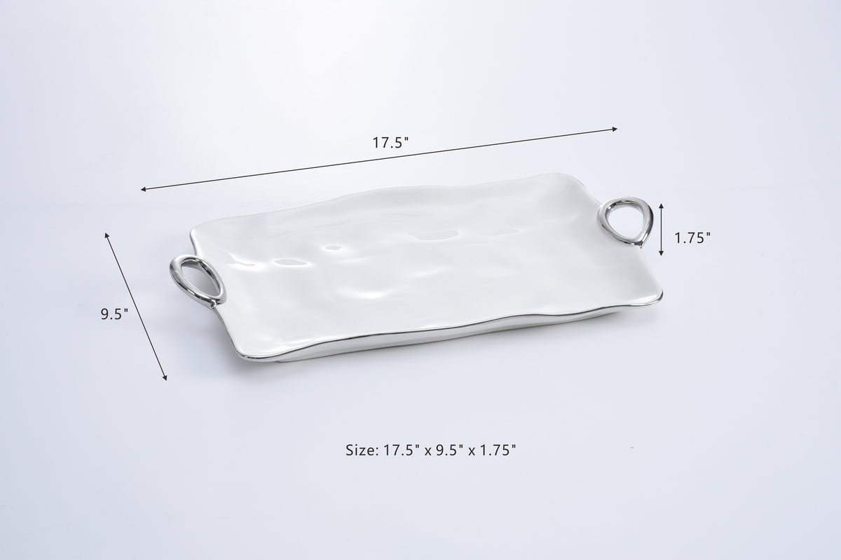 Large Platter With Handles