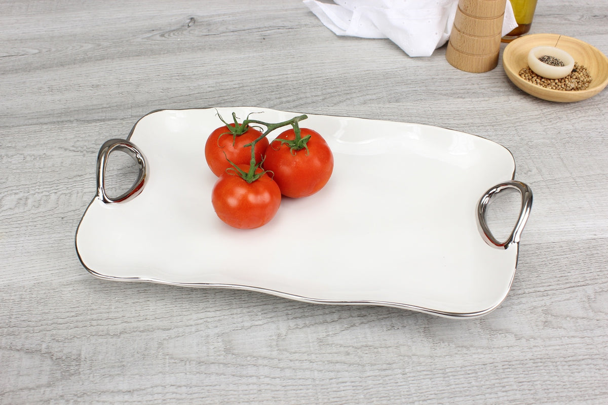 White Porcelain Small Platter