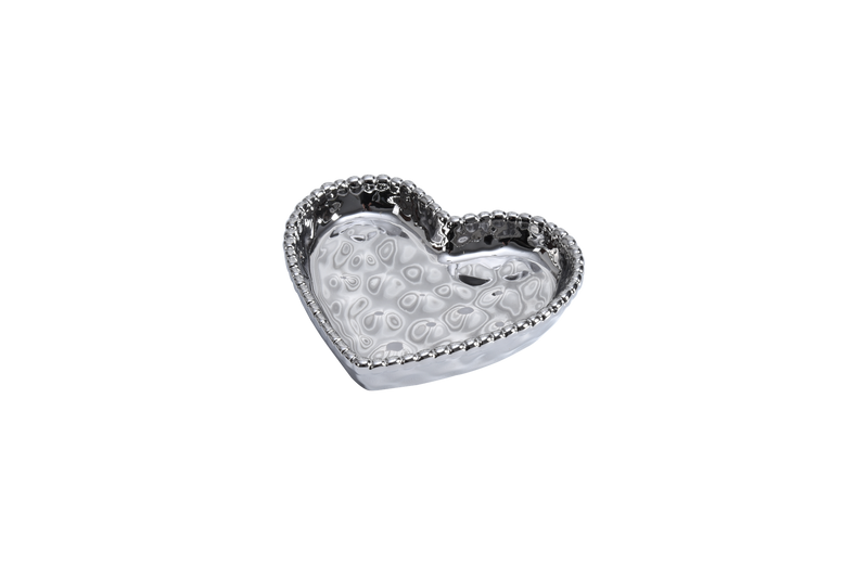 Mini Heart Dish Silver Accessories/Dishes
