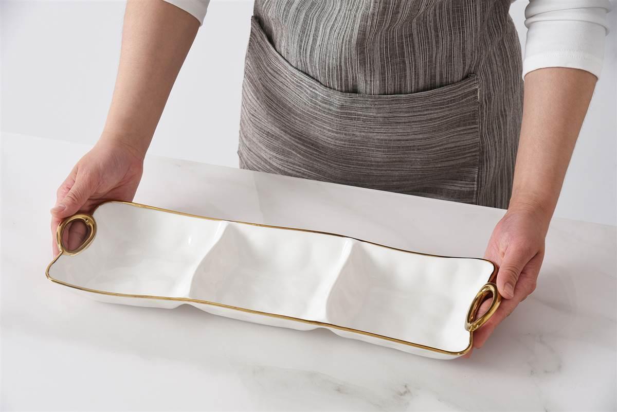 3 Section Server Serveware
