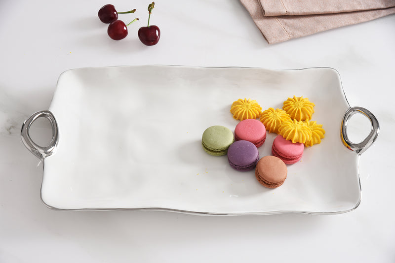 Large Platter With Handles