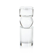 Renzo Crystal Pillar Holder Tall Votives, Hurricanes & Candleholders