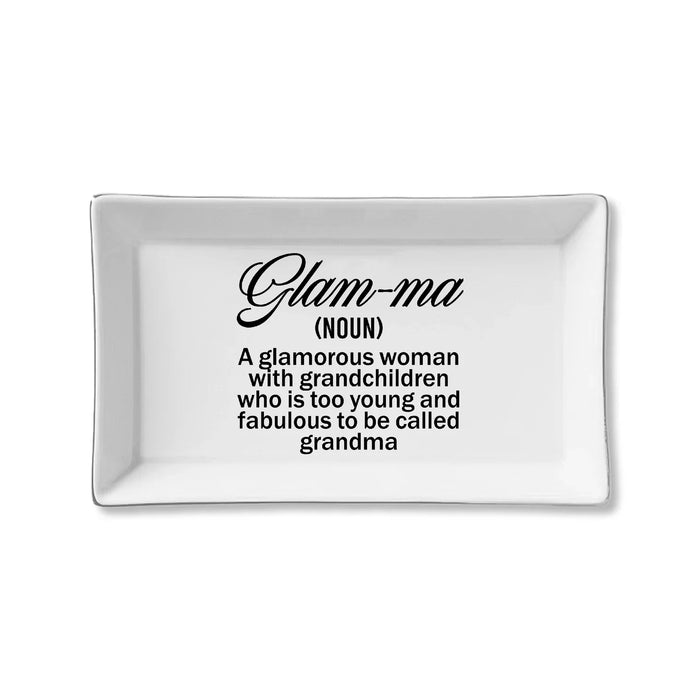 Ceramic Trinket Tray Glamma Accessories/Dishes/Gifts