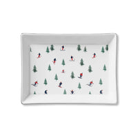 Ceramic Trinket Tray Skiers Accessories/Dishes/Gifts