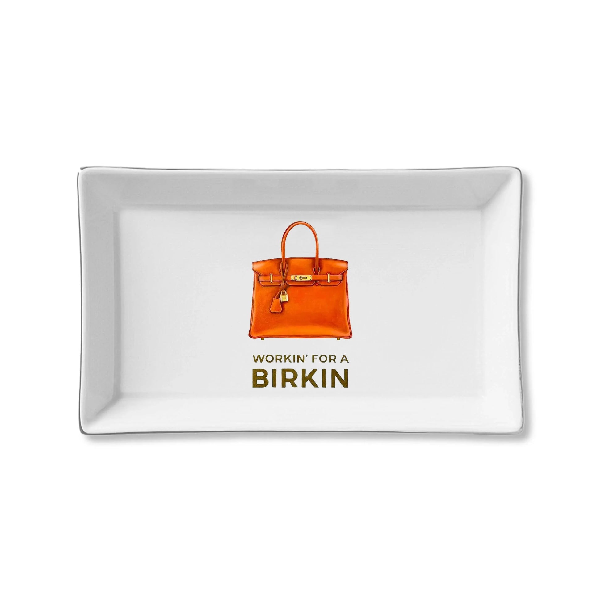 Ceramic Trinket Tray Workin Accessories/Dishes/Gifts