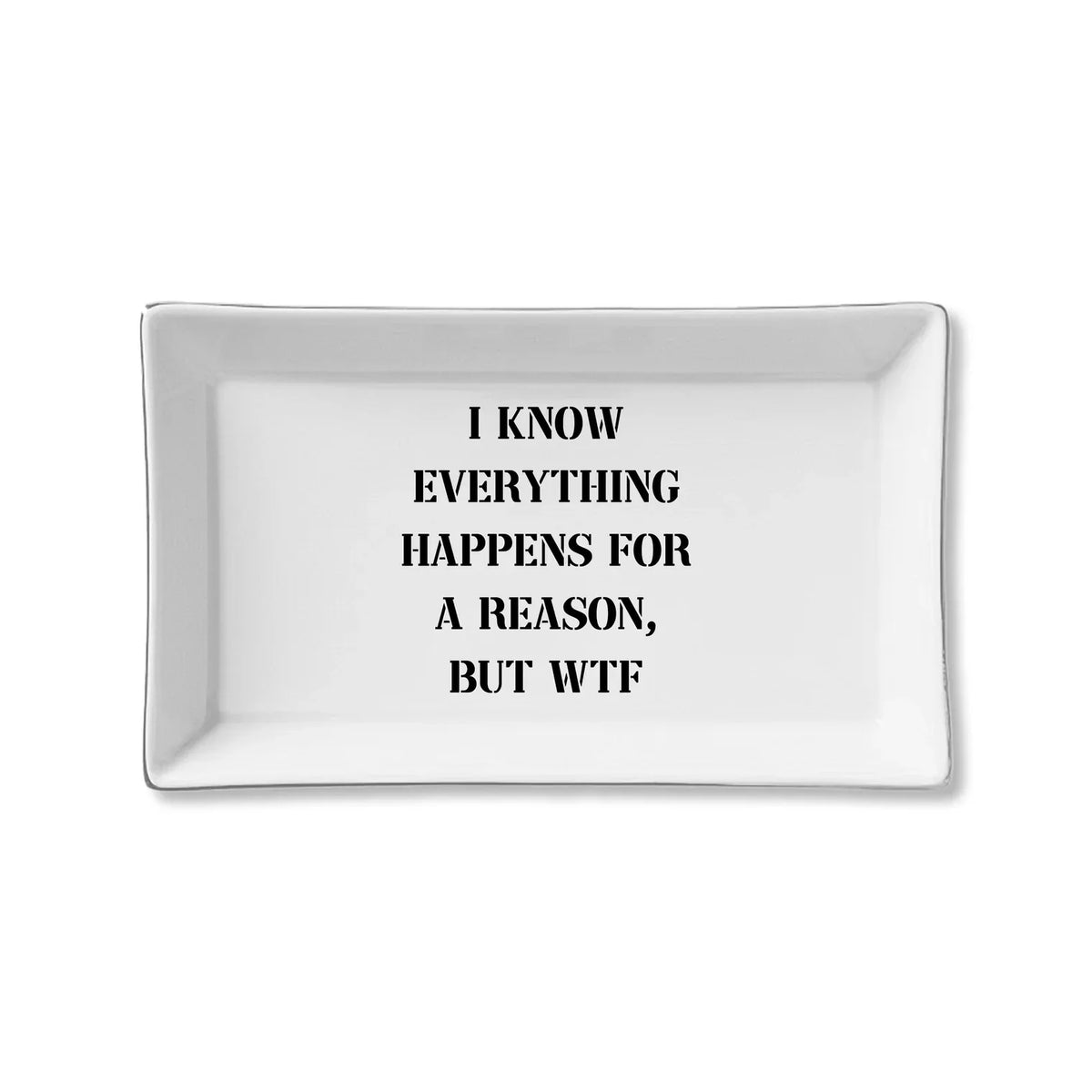 Ceramic Trinket Tray WTF Accessories/Dishes/Gifts